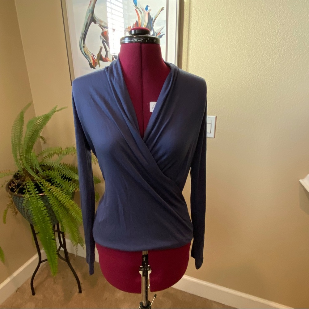 Banana Republic wrap long sleeve top